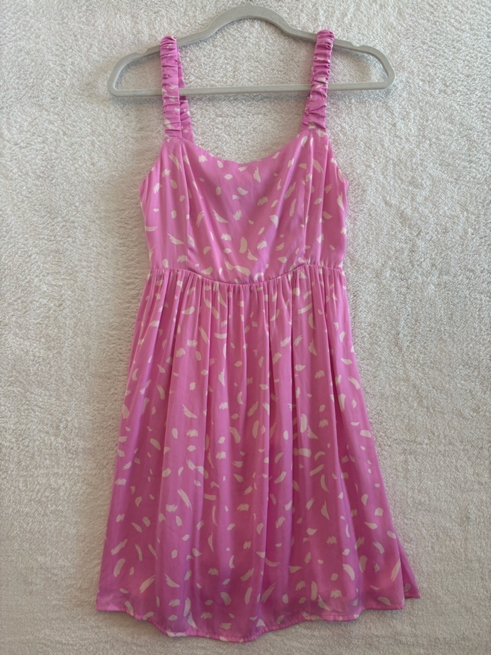 Saltwater Luxe Peony Pop Mini Dress Dahlia Pink Size Small NWT